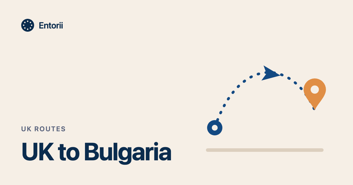 UK to Bulgaria travel route guide