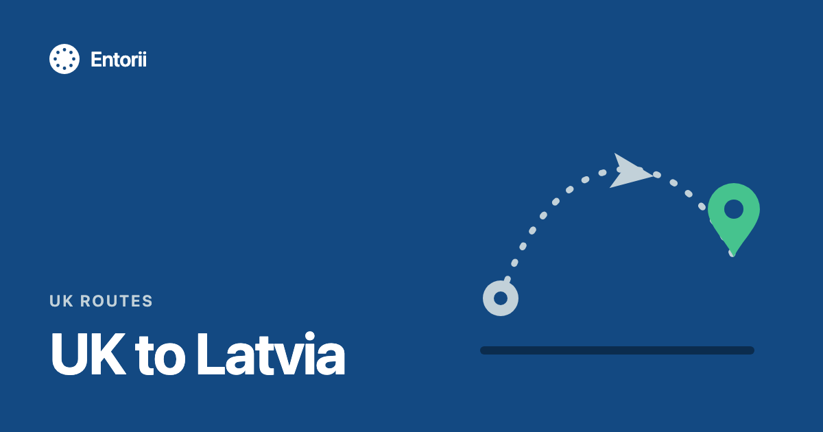 UK to Latvia