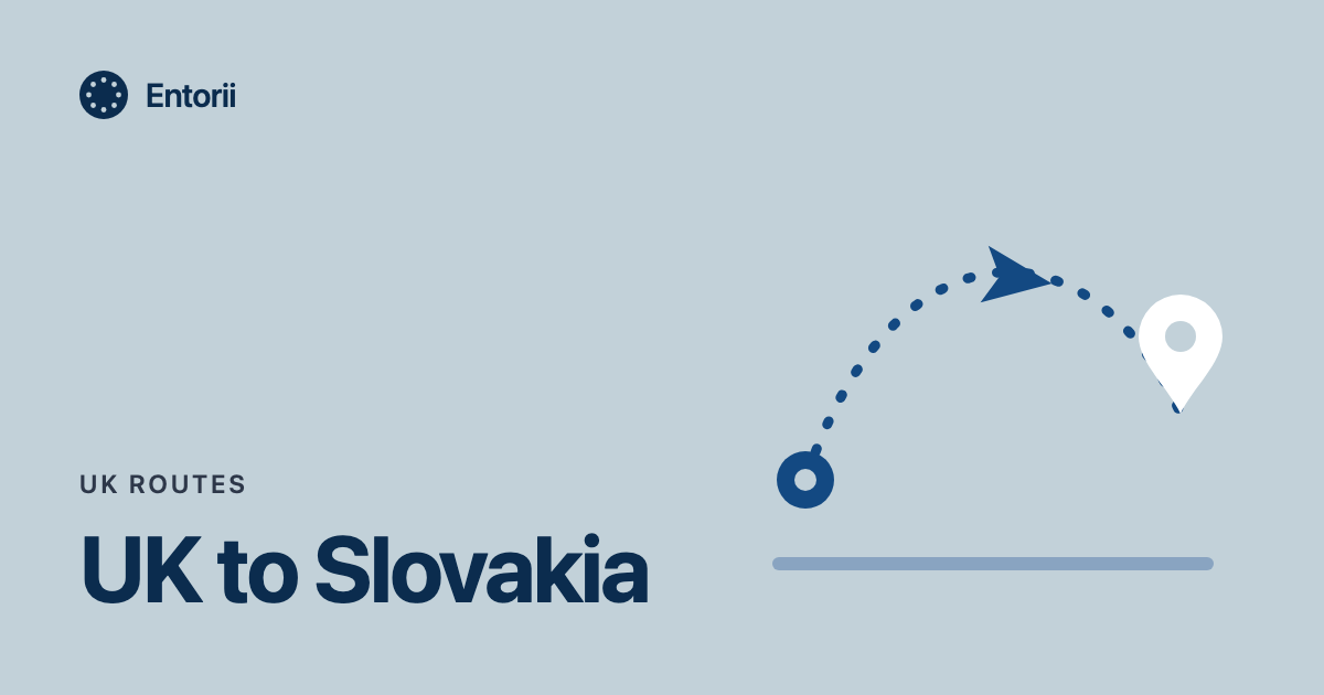 UK to Slovakia travel route guide